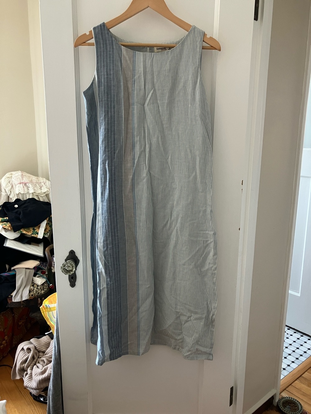 CottonWorld linen blend dress